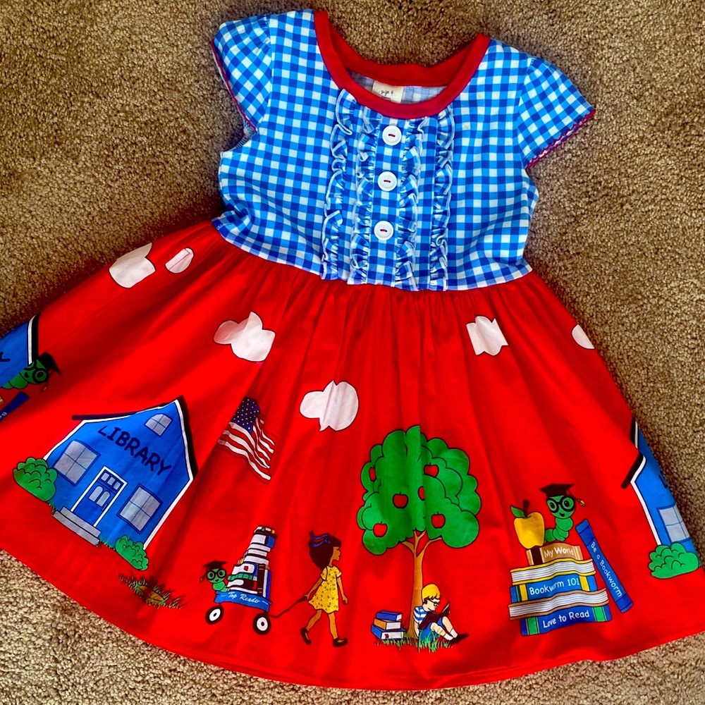 Eleanor Rose Back to School Dress 🏫 🍎